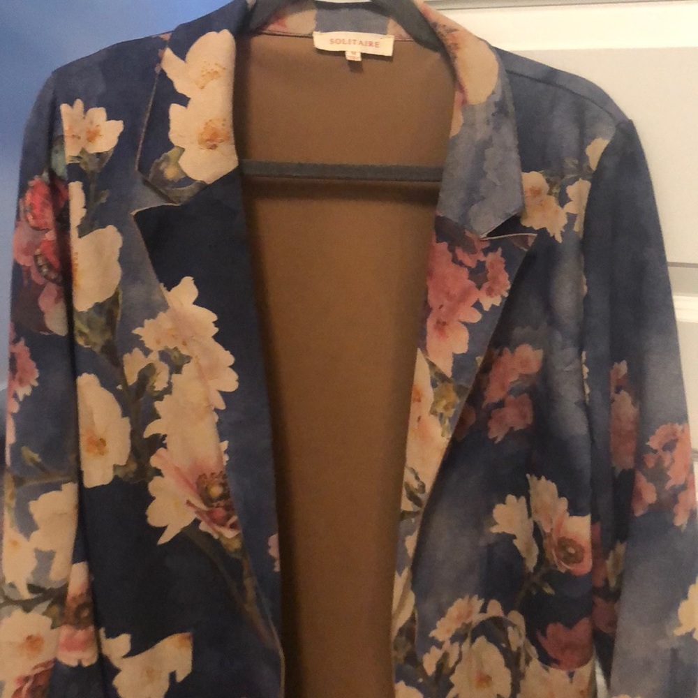 Floral blazer